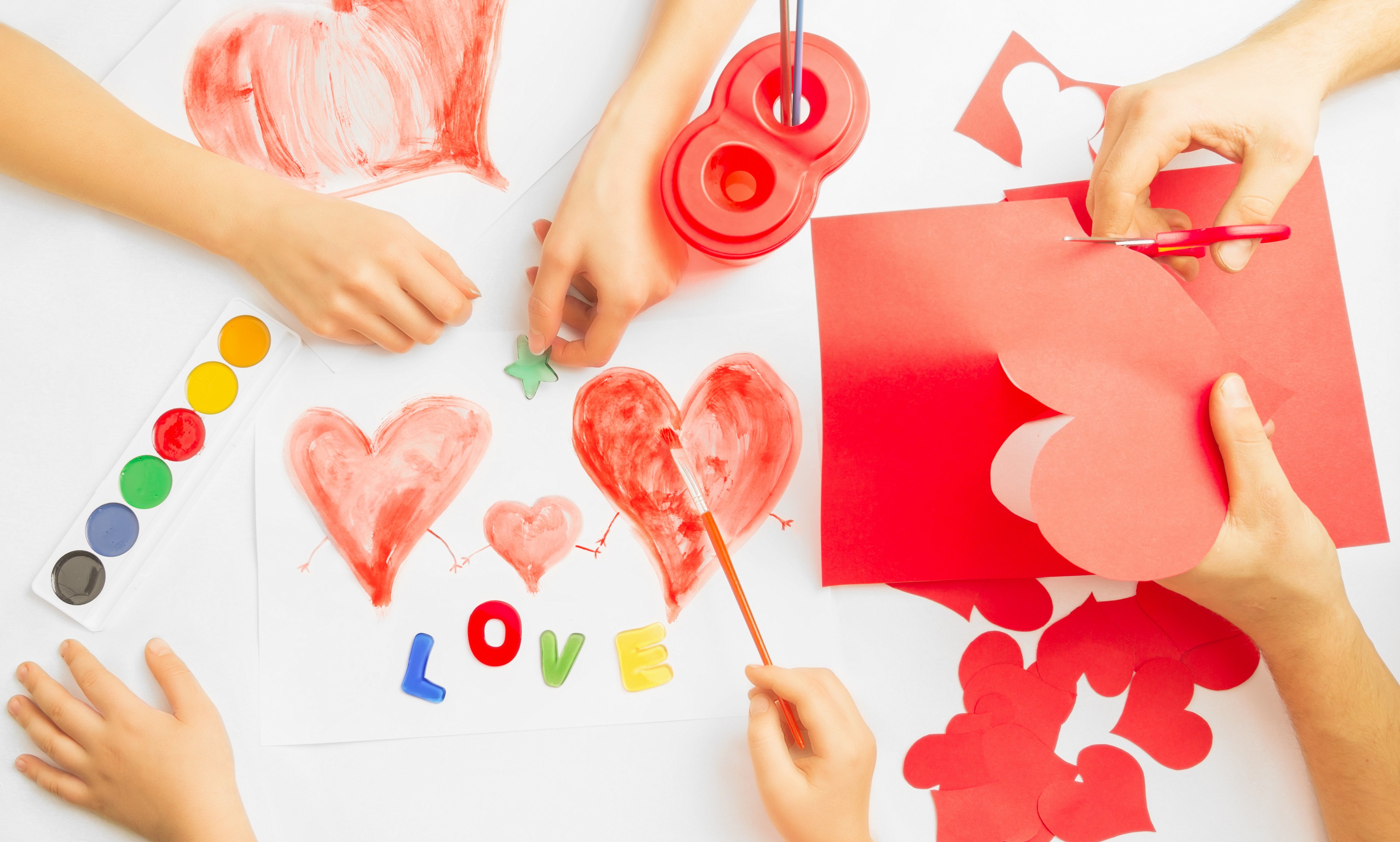 Valentine's Day arts and crafts