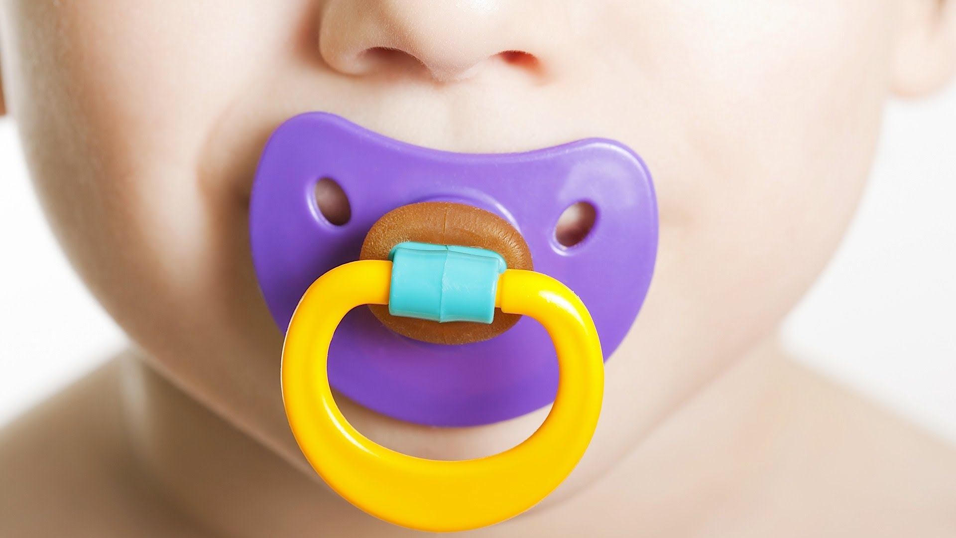 baby with pacifier