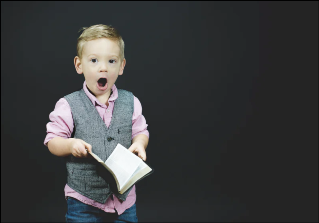 Child Reading a Book