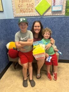 The Blue Elephant, Buechman Family, Family of the Month at Frisco Preschool